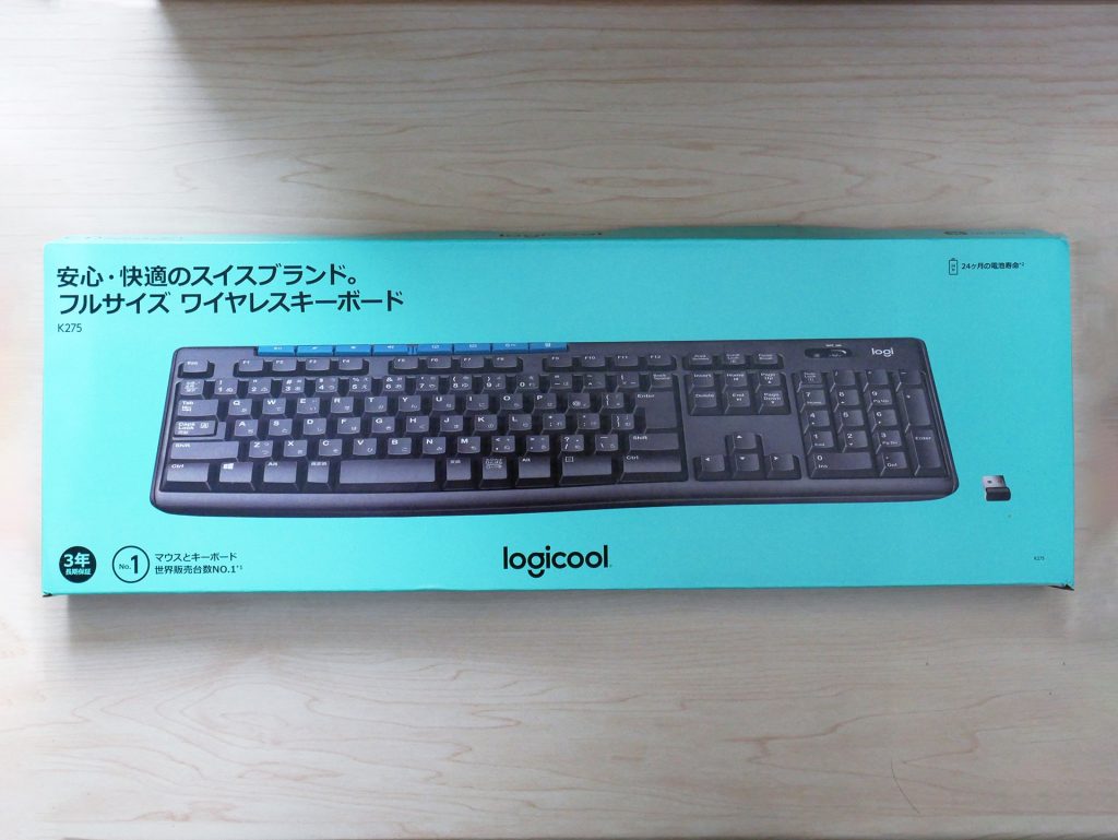 logicool K275 外箱(表面)