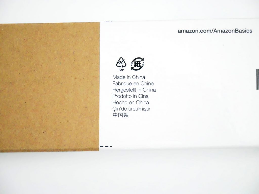 Amazonベーシック 拡張ゲーム用マウスパッド製造国 Made in China