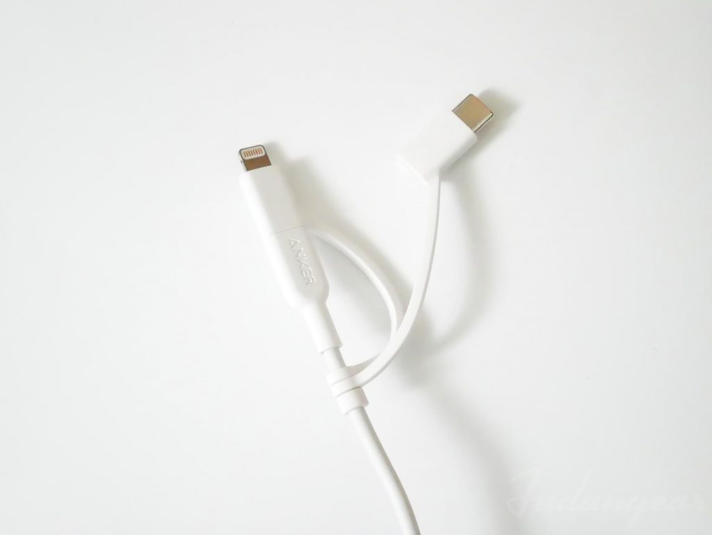 MicroUSBにLightning端子を装着